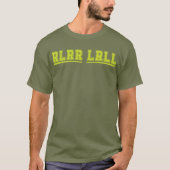 RLRR LRLL Drumstokken Band Drum Drummer Grappig  T-shirt (Voorkant)