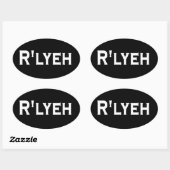 R'LYEH OVALE STICKER (Vel)