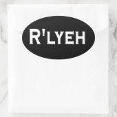R'LYEH OVALE STICKER (Tas)