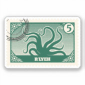 R'lyeh Post Stempel Sticker (Voorkant)