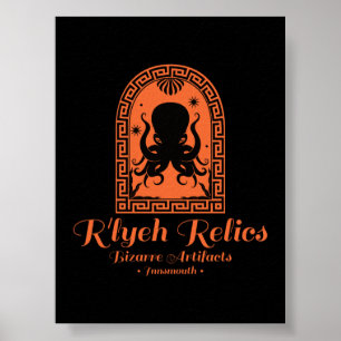 R'lyeh Relics Innsmouth Antieke Poster