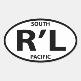 R'lyeh-Sticker Ovale Sticker