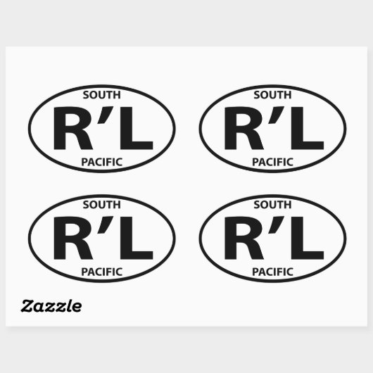 R'lyeh-Sticker Ovale Sticker (Vel)