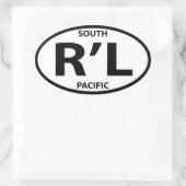 R'lyeh-Sticker Ovale Sticker (Tas)