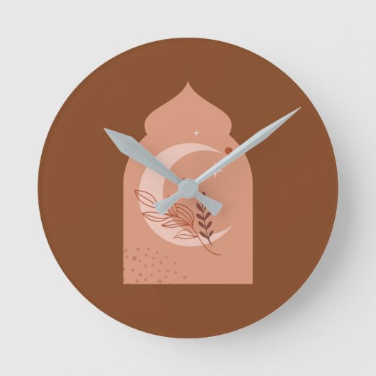  Rmadan Kareem Aesthetische Boho Fleece Blanket Th Ronde Klok (Voorkant)