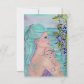 Rmaid moeder en baby uitnodigingen van Renee Lavoi (Voorkant)