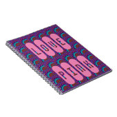 Rmdesignflo55 LOVE PINK MANDALA LIGHT BLUE Notitieboek (Rechterzijde)