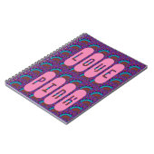 Rmdesignflo55 LOVE PINK MANDALA LIGHT BLUE Notitieboek (Linkerzijde)