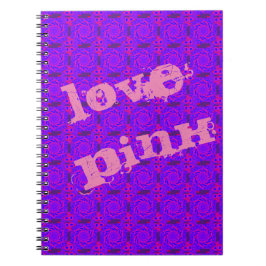 rmdesignflo55 LOVE PINK MANDALA NOTITIEBOEK