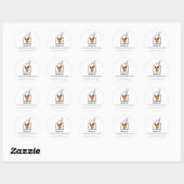 RMHC-CNI-Logo-Stickers Ronde Sticker (Vel)