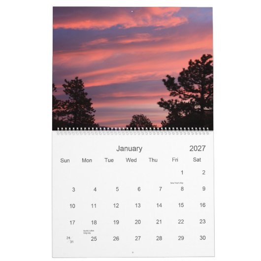 RMNP Seasons Calendar Kalender (Jan 2027)