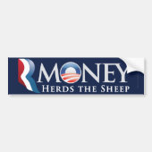 RMoney Romney Obama Bumpersticker (Voorkant)