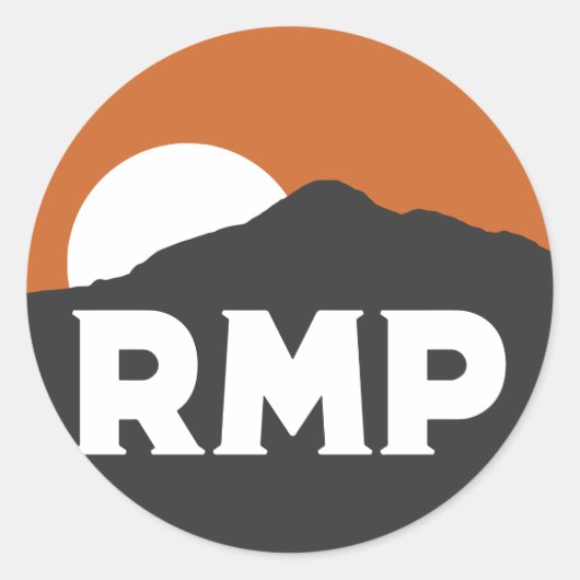 RMP-stickers Ronde Sticker (Voorkant)