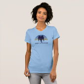 RMR baby blue slanke pasvorm T-shirt (Voorkant volledig)