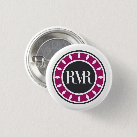 RMR Logo Pinrad Button - 1 1/4 inch diameter (Voorkant /achterkant)