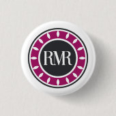 RMR Logo Pinrad Button - 1 1/4 inch diameter (Voorkant)