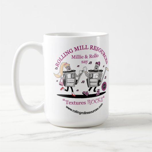 RMR Textures Rock 15 oz Mok (Links)