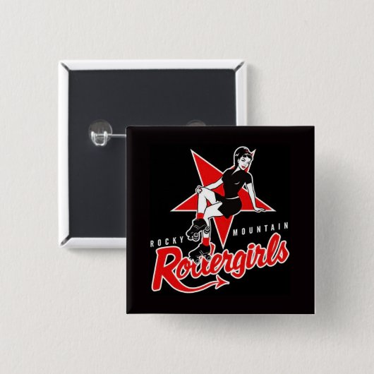 RMRG-toets Vierkante Button 5,1 Cm (Voorkant /achterkant)