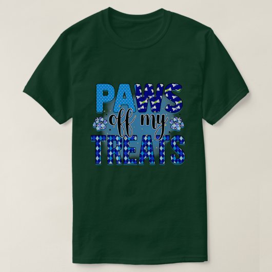 Rms003117 poten van mijn traktaties t-shirt (Design voorkant)
