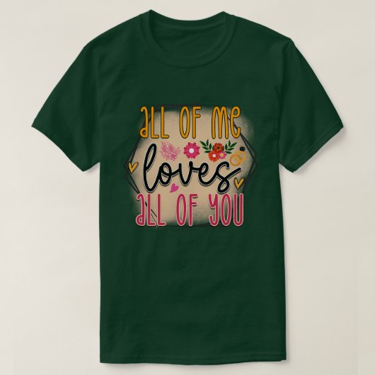 Rms01163 Ik hou van jullie allemaal T-shirt (Design voorkant)