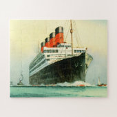 RMS Aquitania Lijnschip Legpuzzel (Horizontaal)