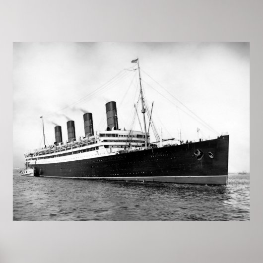 RMS Aquitania Poster (Voorkant)