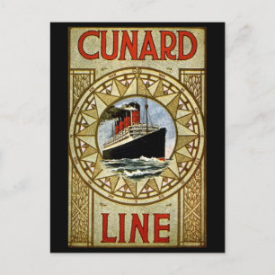 RMS Berengaria Cunard Line Vintage Luxury Liner Briefkaart