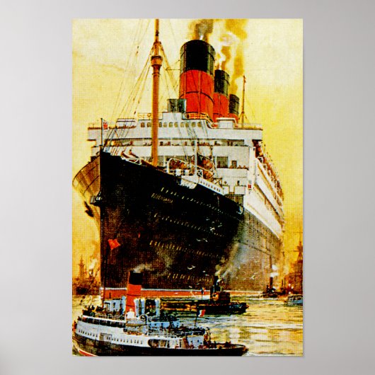 RMS Berengaria Poster (Voorkant)