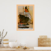 RMS Berengaria Poster (Keuken)