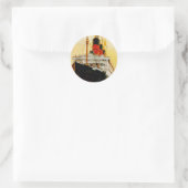 RMS Berengaria Ronde Sticker (Tas)
