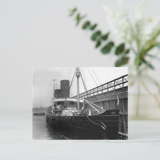 RMS Campania Briefkaart (Staand voorkant)