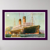 RMS Laurentic Poster (Voorkant)