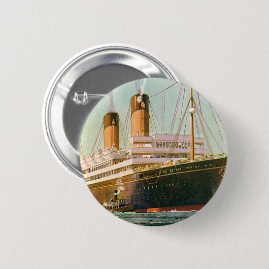 RMS Laurentic Ronde Button 5,7 Cm (Voorkant /achterkant)