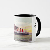 RMS Lusitania 1907 Mok (Voorkant rechts)