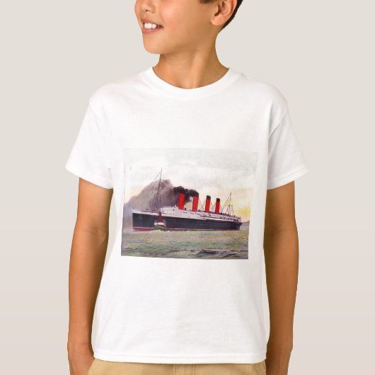 RMS Lusitania 1907 T-shirt (Voorkant)