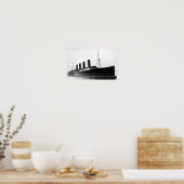 RMS Lusitania aankomst in New York - 1907 Poster (Keuken)