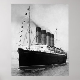 RMS Lusitania Poster