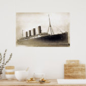 RMS Lusitania Poster (Keuken)