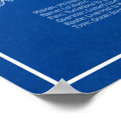 RMS Lusitania - Scheepsblauwdrukplannen ABD Poster (Hoek)