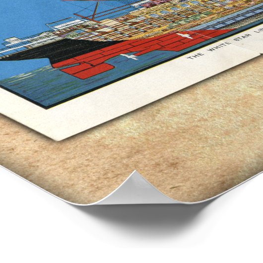 RMS Majestic Cut Away Poster (Hoek)