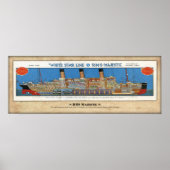 RMS Majestic Cut Away Poster (Voorkant)