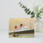 RMS Mauretainia Briefkaart (Staand voorkant)