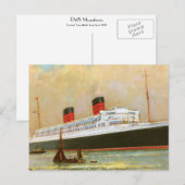 RMS Mauretainia Briefkaart (Voorkant / Achterkant)