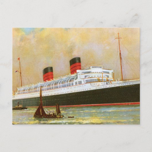 RMS Mauretainia Briefkaart (Voorkant)