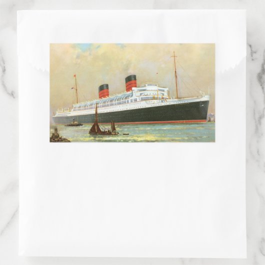 RMS Mauretainia Rechthoekige Sticker (Tas)