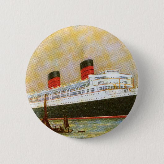 RMS Mauretainia Ronde Button 5,7 Cm (Voorkant)