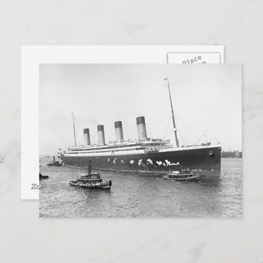 RMS Olympic, 1911 Briefkaart (Voorkant / Achterkant)
