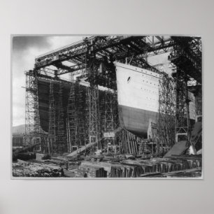 RMS OLYMPIC & TITANIC - bogen - Bouw Poster