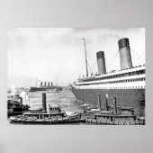 RMS Olympisch in New York Poster (Voorkant)