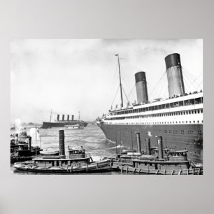 RMS Olympisch in New York Poster